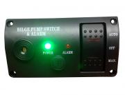 MARINE BOAT BILGE ALARM AND PUMP SWITCH ABS MANUAL AUTOMATIC OFF